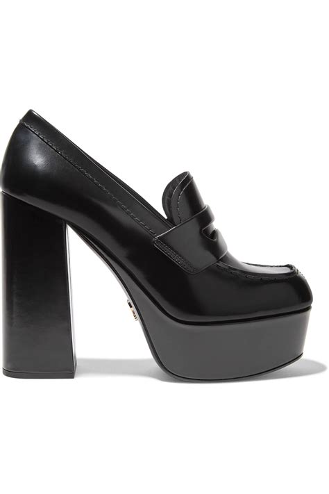 loafers for women prada|platform loafers women prada.